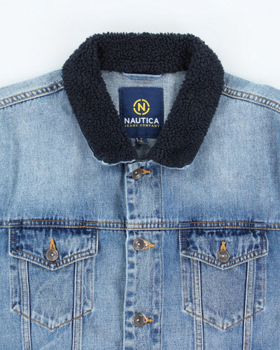 Vintage 2000's Nautica Lined Denim Jacket - L