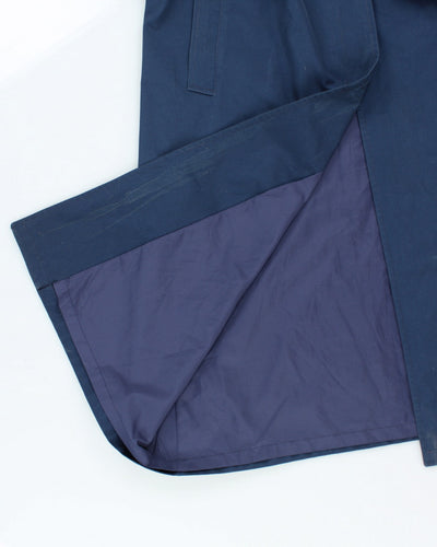 Vintage London Fog Hooded Blue Coat - M