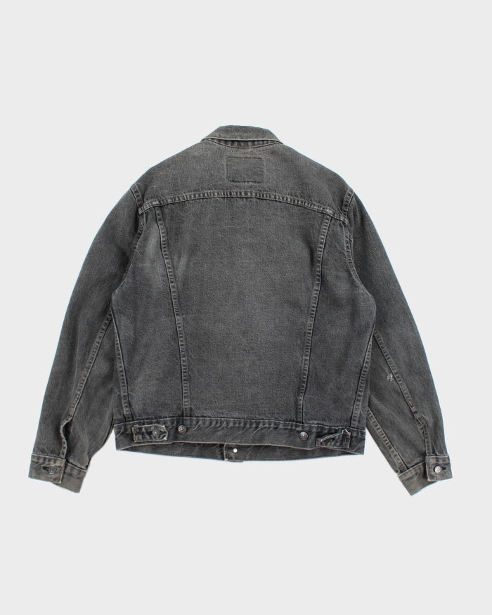 Vintage 90's Levi's Grey Stone Wash Denim Jacket - M