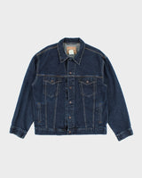 Vintage Levi Strauss Signature Dark Wash Denim Jacket - L