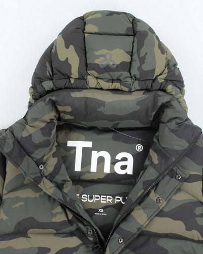 Vintage TNA Super Puff Lightweight Hooded Puffer Jacket - XS
