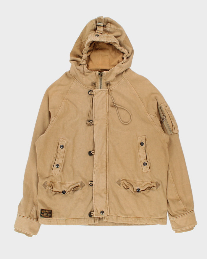 Vintage 2000's Ralph Lauren Motorcycle Hooded Zip Up Jacket - XL