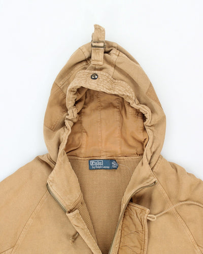 Vintage 2000's Ralph Lauren Motorcycle Hooded Zip Up Jacket - XL