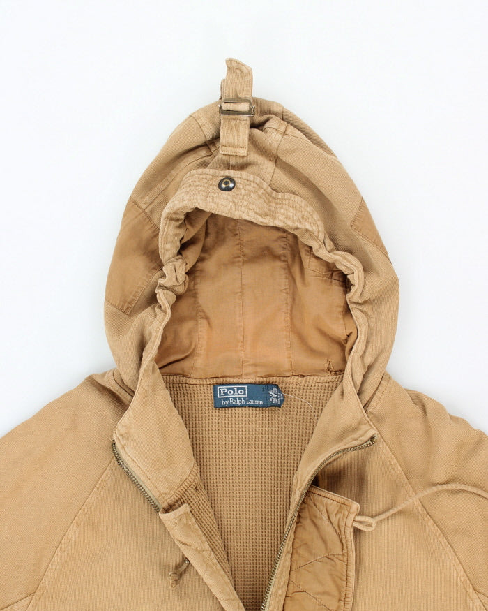 Vintage 2000's Ralph Lauren Motorcycle Hooded Zip Up Jacket - XL