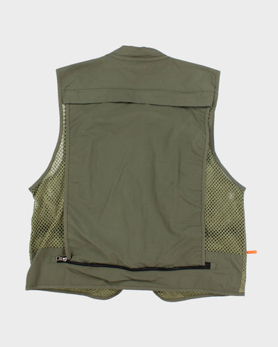 Vintage Lie Se Zhe Multi Pockets Lightweight Fisherman's Gilet - XXL