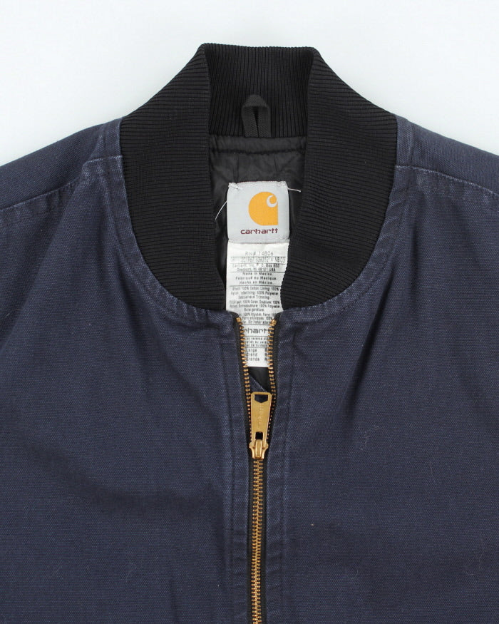Carhartt Blue Zip-up Vest - L