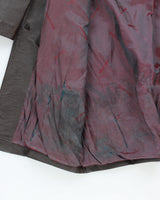 Vintage Mish Leather Double Breasted Trench Style Coat - S
