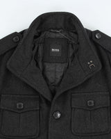 Vintage Hugo Boss Heavyweight Multi Pockets Button Up Jacket - M