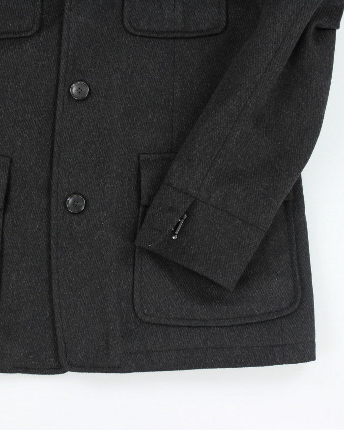 Vintage Hugo Boss Heavyweight Multi Pockets Button Up Jacket - M