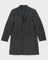 Vintage J.crew Wool Blend Grey Coat - M