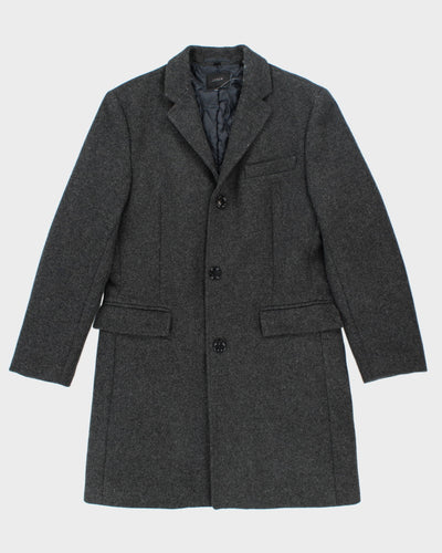 Vintage J.crew Wool Blend Grey Coat - M