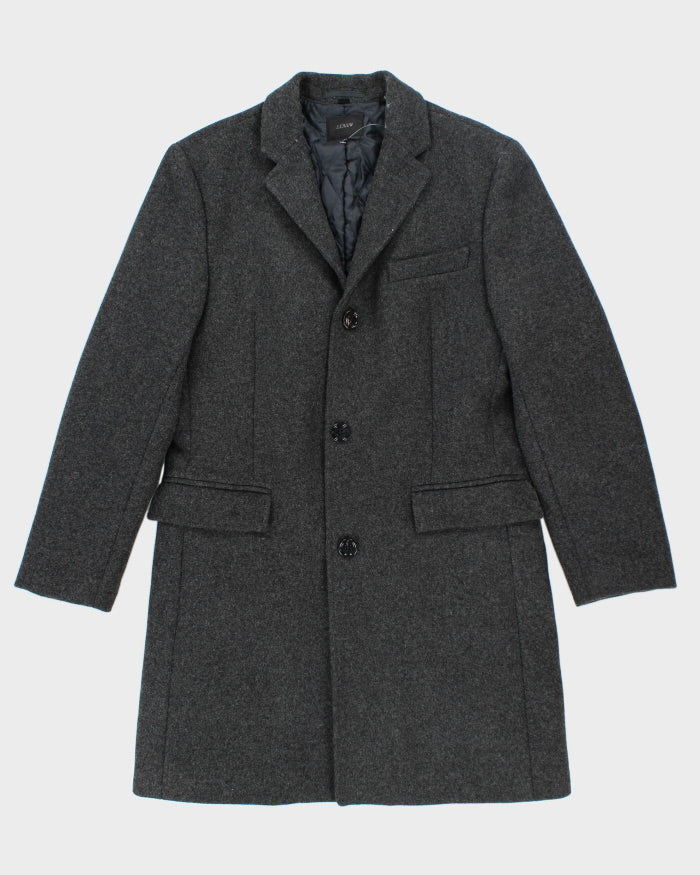 Vintage J.crew Wool Blend Grey Coat - M