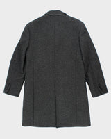 Vintage J.crew Wool Blend Grey Coat - M