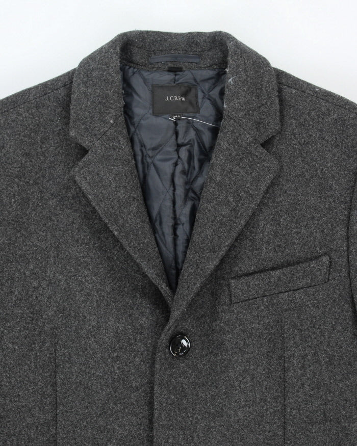 Vintage J.crew Wool Blend Grey Coat - M