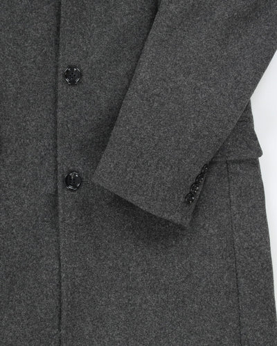 Vintage J.crew Wool Blend Grey Coat - M
