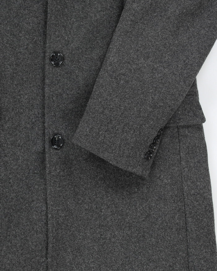 Vintage J.crew Wool Blend Grey Coat - M