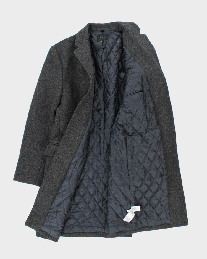 Vintage J.crew Wool Blend Grey Coat - M