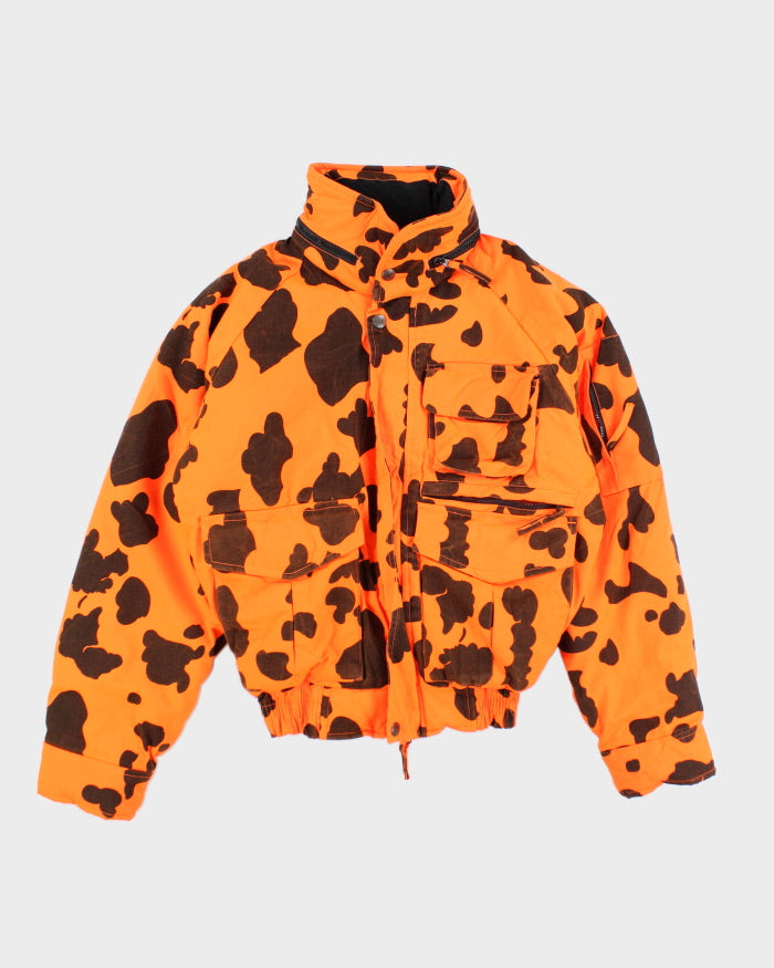 Vintage 90's Field and Stream Heavyweight Patterned Bomber Jacket - S