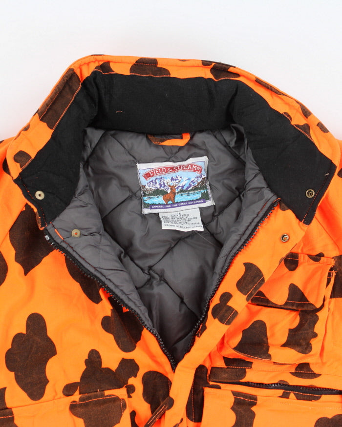 Vintage 90's Field and Stream Heavyweight Patterned Bomber Jacket - S