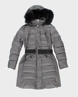 Vintage 2000's Women's Burberry Insulated Hooded Puffer Parka Jacket - S