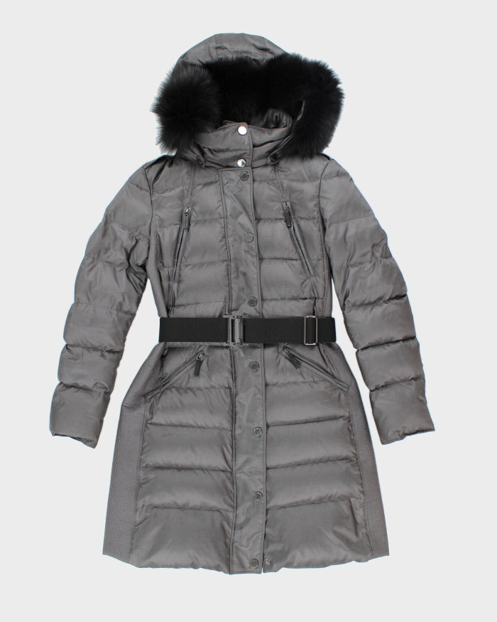 Vintage 2000's Women's Burberry Insulated Hooded Puffer Parka Jacket - S