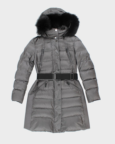 Vintage 2000's Women's Burberry Insulated Hooded Puffer Parka Jacket - S
