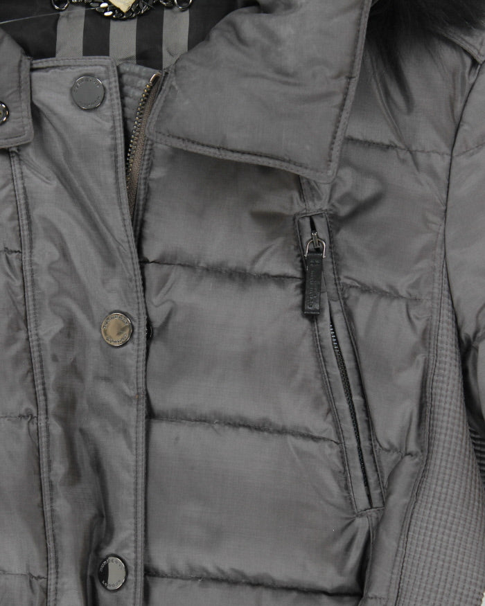 Vintage 2000's Women's Burberry Insulated Hooded Puffer Parka Jacket - S