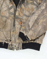 Vintage 90's Carhartt Real Tree Camo Hooded Heavyweight Active Jacket - XL