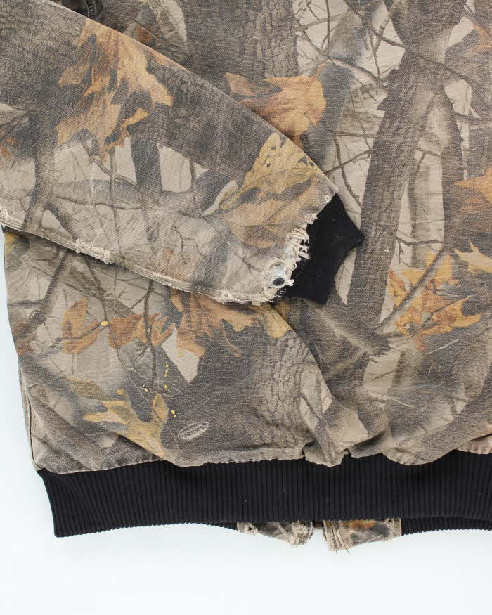 Vintage 90's Carhartt Real Tree Camo Hooded Heavyweight Active Jacket - XL