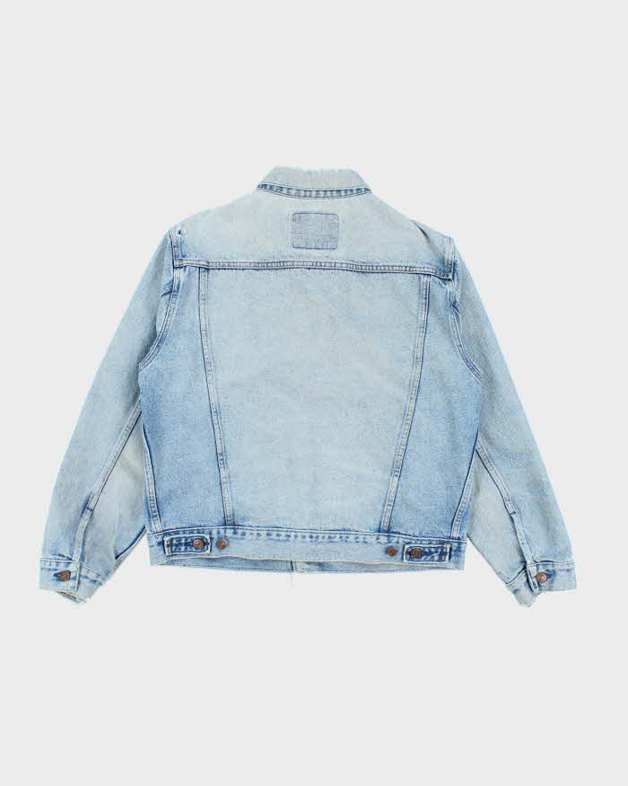 Vintage 80's Levi's Orange Tab Light Wash Denim Jacket - M