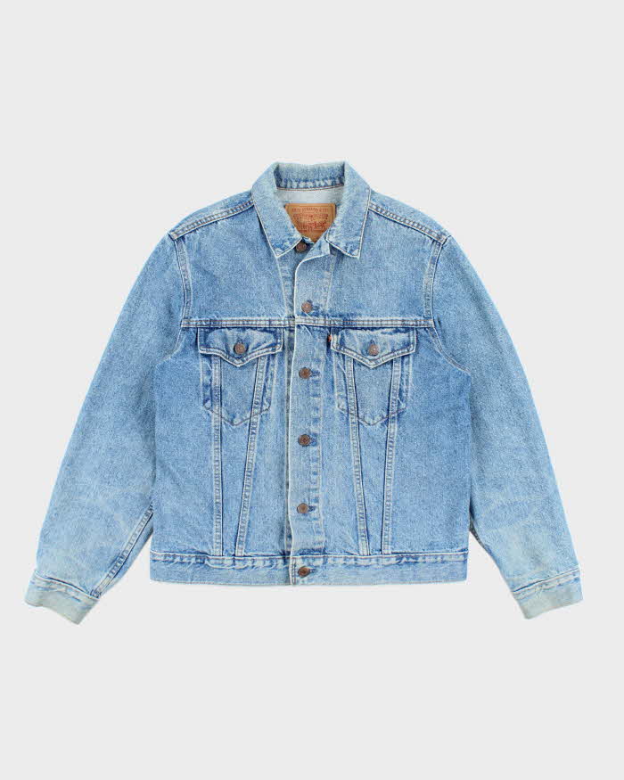 Vintage 80's Levi's Orange Tab Medium Wash Denim Jacket - M