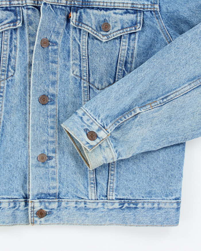 Vintage 80's Levi's Orange Tab Medium Wash Denim Jacket - M