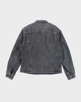 Vintage 90's Levi's Grey Stone Wash Denim Jacket - M