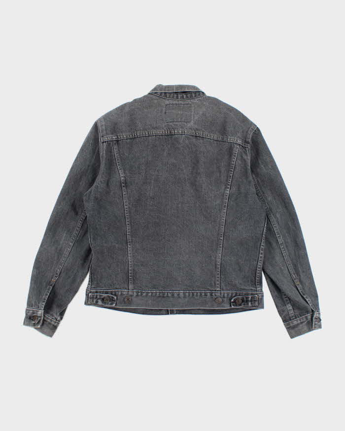 Vintage 90's Levi's Grey Stone Wash Denim Jacket - M