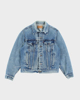 Vintage 90's Levi's Faded Medium Wash Denim Jacket - S
