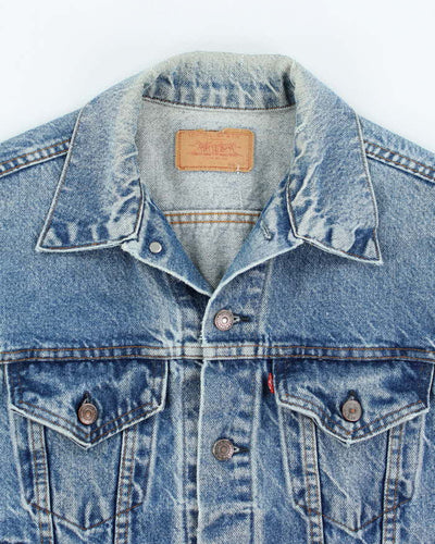 Vintage 90's Levi's Faded Medium Wash Denim Jacket - S