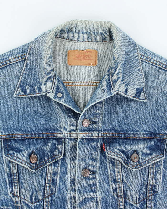 Vintage 90's Levi's Faded Medium Wash Denim Jacket - S