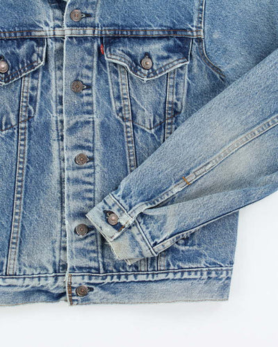 Vintage 90's Levi's Faded Medium Wash Denim Jacket - S
