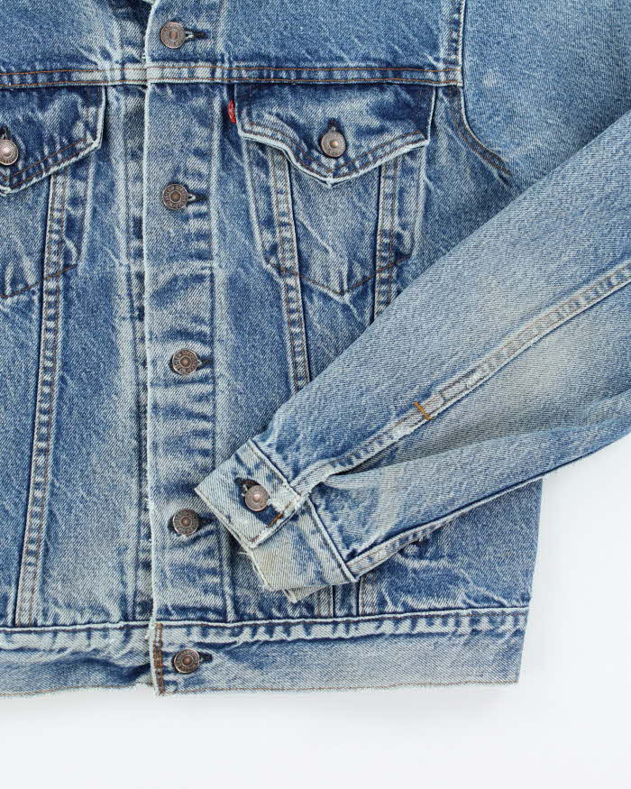 Vintage 90's Levi's Faded Medium Wash Denim Jacket - S