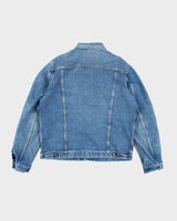 Vintage 80's GWG Heavyweight Snap Button Denim Chore Jacket - L