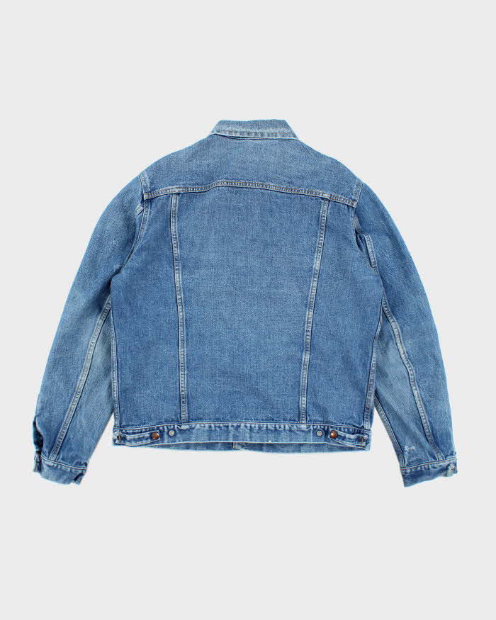 Vintage 80's GWG Heavyweight Snap Button Denim Chore Jacket - L
