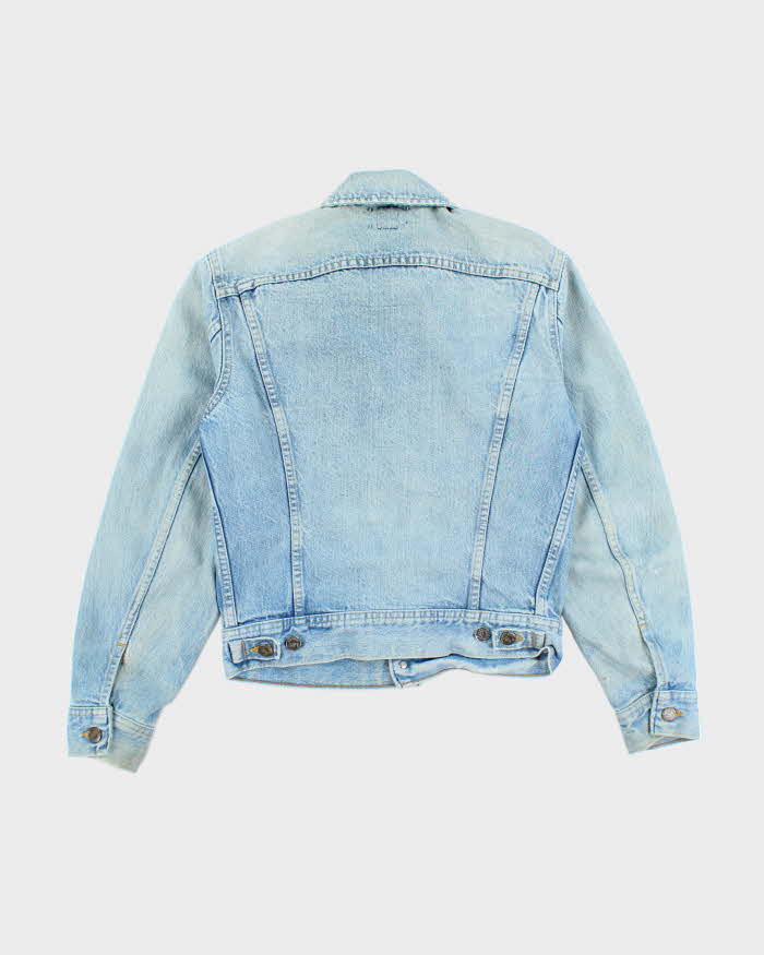 Vintage 80's Lee Ultra Light Wash Denim Jacket - S
