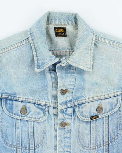 Vintage 80's Lee Ultra Light Wash Denim Jacket - S
