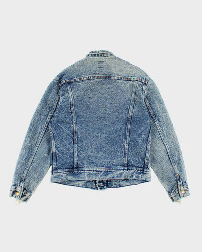 Vintage 80's Lee Acid Wash Denim Jacket - M