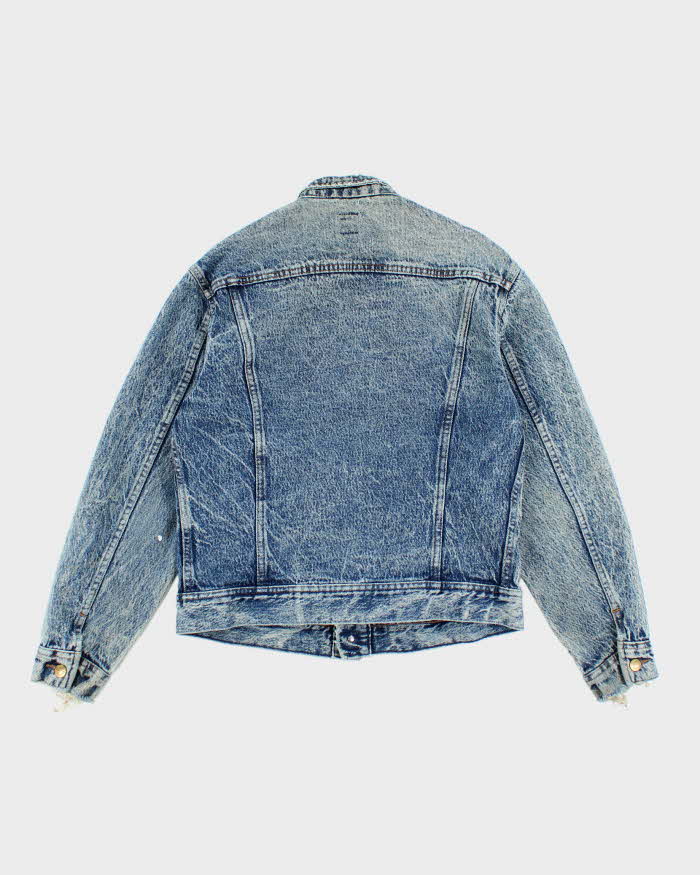 Vintage 80's Lee Acid Wash Denim Jacket - M