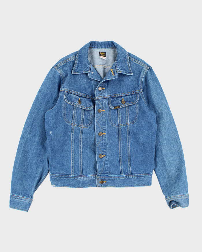 Vintage 80's Lee Medium Wash Denim Jacket - M