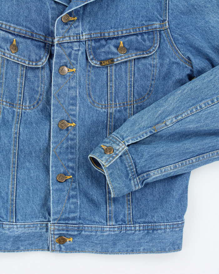 Vintage 80's Lee Medium Wash Denim Jacket - M