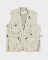 Vintage Eddie Bauer Multi Pocket Fishermen Gilet - M