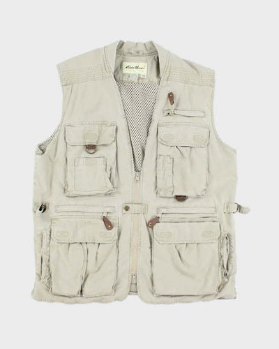Vintage Eddie Bauer Multi Pocket Fishermen Gilet - M
