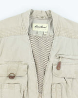 Vintage Eddie Bauer Multi Pocket Fishermen Gilet - M